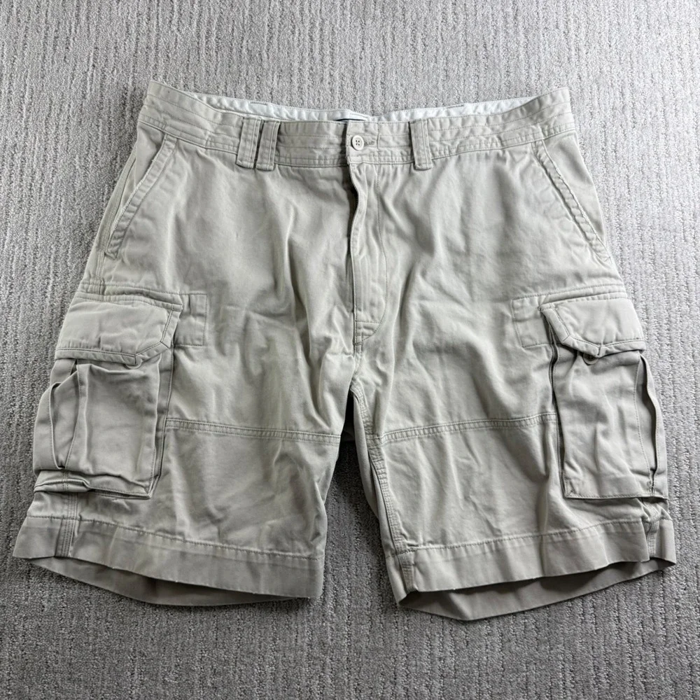 Polo Ralph Lauren Classic Polo Chino Cargo Shorts Mens Size 40 Tan Khaki